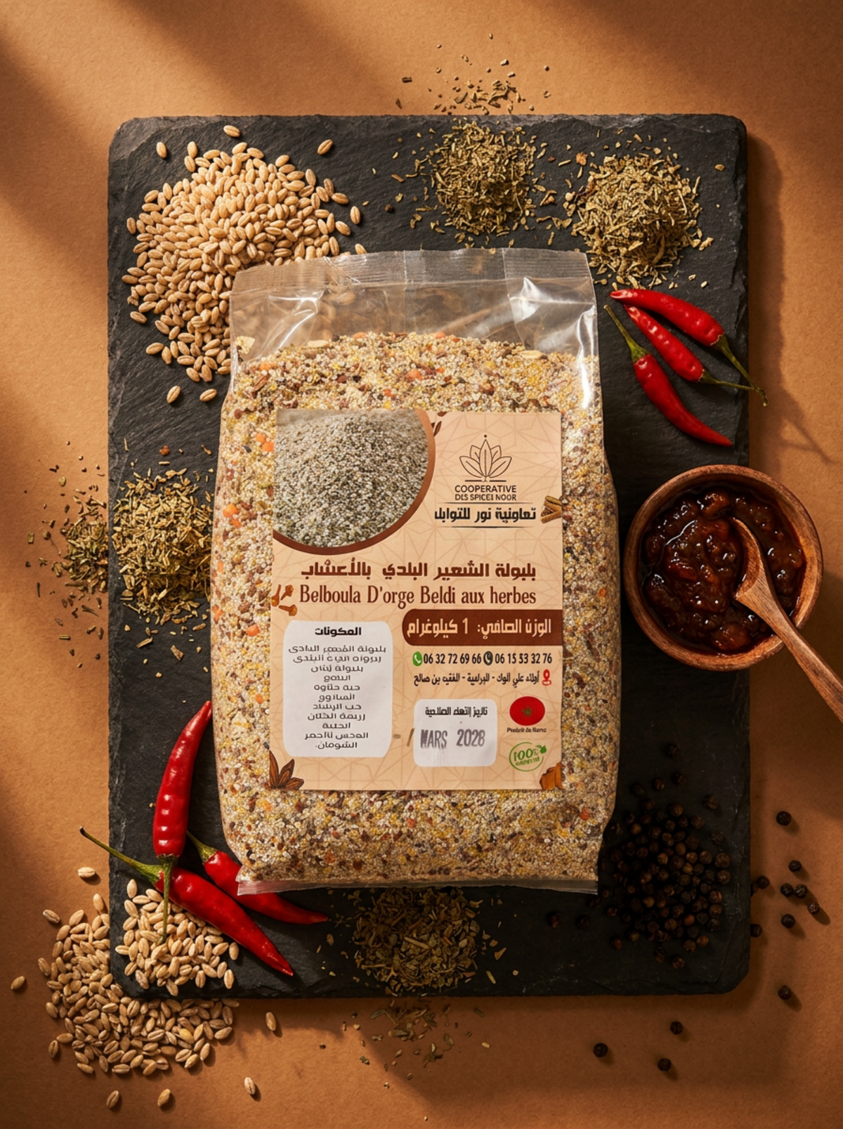 Farine traditionnelle (Dqiq Baladi)